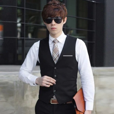 Áo vest nam đen-be thời trang công sở, cưới hỏi - Giá ưu đãi 361.800₫