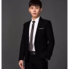 Áo vest nam full size màu đen mềm mịn, tặng cà vạt & hộp đựng, giảm còn 699.000₫
