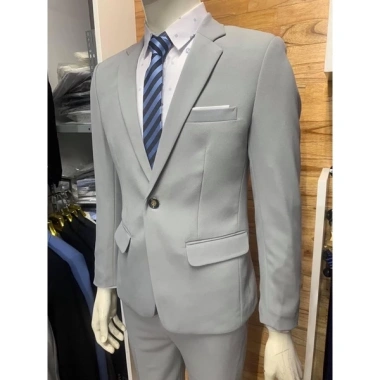 Áo vest nam Hàn Quốc trắng kem Vest chú rể K nhăn, K xù, K bay màu, tặng phụ kiện, lên dáng đẹp 3