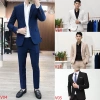 Áo vest nam Hàn Quốc trắng kem Vest chú rể K nhăn, K xù, K bay màu, tặng phụ kiện, lên dáng đẹp 8