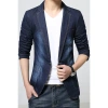 Áo vest nam jean bò cao cấp dày dặn, thiết kế tinh tế, may tại xưởng T17 - 353.500₫