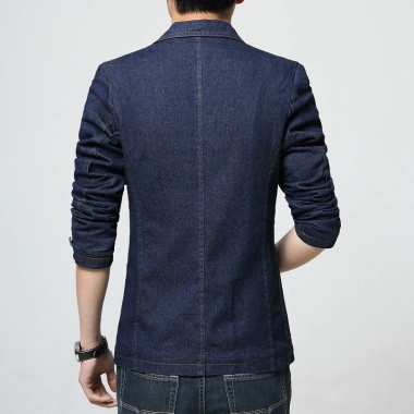 Áo vest nam jean bò cao cấp dày dặn, thiết kế tinh tế, may tại xưởng T17 - 353.500₫ 4