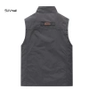 Áo Vest nam màu trơn ghi lê, không tay nhẹ, khô nhanh, có túi, dây kéo placket, lưới lót - Giá 369.803₫ 2