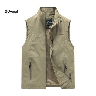 Áo Vest nam màu trơn ghi lê, không tay nhẹ, khô nhanh, có túi, dây kéo placket, lưới lót - Giá 369.803₫ 4 Áo Vest nam màu trơn ghi lê, không tay nhẹ, khô nhanh, có túi, dây kéo placket, lưới lót - Giá 369.803₫ 4