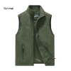 Áo Vest nam màu trơn ghi lê, không tay nhẹ, khô nhanh, có túi, dây kéo placket, lưới lót - Giá 369.803₫ 7