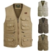 Áo vest nam mùa đông cotton size lớn, đa túi tiện lợi - Giảm còn 399.816₫