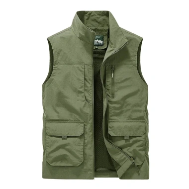 Áo Vest nam Multipockets chống nước, thiết kế ngoài trời, size M-5XL, giảm giá hấp dẫn