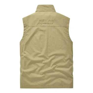 Áo Vest nam Multipockets chống nước, thiết kế ngoài trời, size M-5XL, giảm giá hấp dẫn