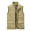 Áo Vest nam Multipockets chống nước, thiết kế ngoài trời, size M-5XL, giảm giá hấp dẫn 8