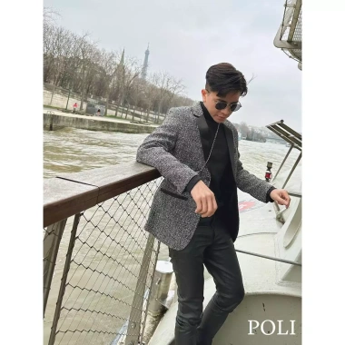 Áo vest nam POLI chất liệu tweet, form dáng dày dặn, sang chảnh – 1.760.000₫