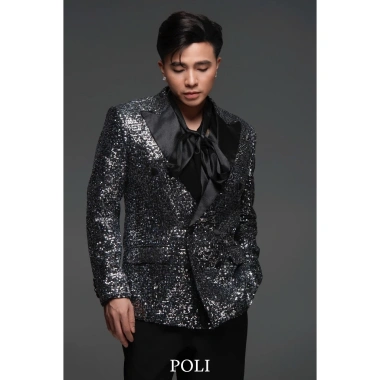 Áo vest nam POLI kim sa lấp lánh sang trọng, giá ưu đãi 1.720.000đ
