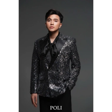 Áo vest nam POLI kim sa lấp lánh sang trọng, giá ưu đãi 1.720.000đ