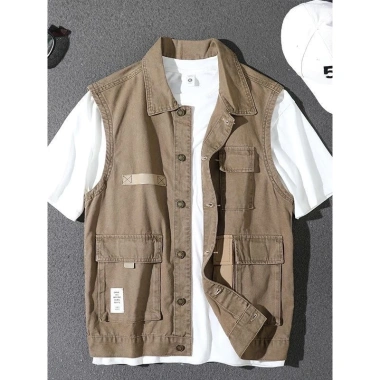 Áo Vest Nam Retro Mùa Hè Nhiều Túi Chống Bụi Mài Mòn - Dạo Phố, Giá 506.492 VND