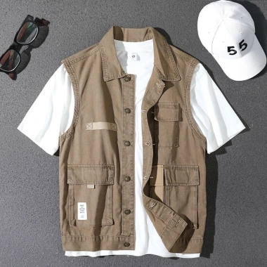 Áo Vest Nam Retro Mùa Hè Nhiều Túi Chống Bụi Mài Mòn - Dạo Phố, Giá 506.492 VND 6 Áo Vest Nam Retro Mùa Hè Nhiều Túi Chống Bụi Mài Mòn - Dạo Phố, Giá 506.492 VND 6