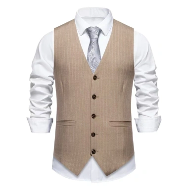 Áo Vest Nam Sọc Thanh Lịch - Phù Hợp Công Sở và Hàng Ngày, Giá Ưu Đãi 348.169đ 5