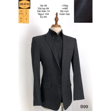Áo vest nam xuất Hàn chất bóng kẻ dọc, may đo sẵn, dự tiệc – 650.000₫ 10