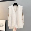 Áo Vest Nữ 2.025 Dệt Kim Áo Len Cổ Chữ V Thời Trang Mặc Ngoài Giá Ưu Đãi 299k 8
