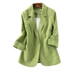 Áo vest nữ 7 mảnh tay lỡ SLINEN Linen Premium - Form ôm trẻ trung, giá chỉ 389k 7