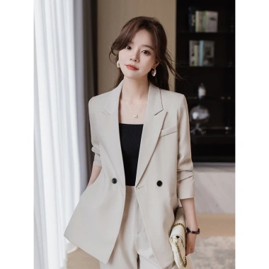 Áo Vest Nữ Cao Cấp Xuân 2.025 - Bộ Công Sở Đồng Phục Dáng Rộng Thiết Kế Tinh Tế Giảm Giá