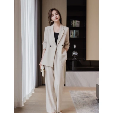Áo Vest Nữ Cao Cấp Xuân 2.025 - Bộ Công Sở Đồng Phục Dáng Rộng Thiết Kế Tinh Tế Giảm Giá