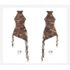 Áo vest nữ cổ halter phong cách Wasteland, lưới không đồng đều, Cheongsam mới - Giá ưu đãi 330.912 VND 8