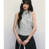 Áo vest nữ cổ trễ vai kẻ sọc đẹp, thời trang mùa hè, giảm giá hấp dẫn 8