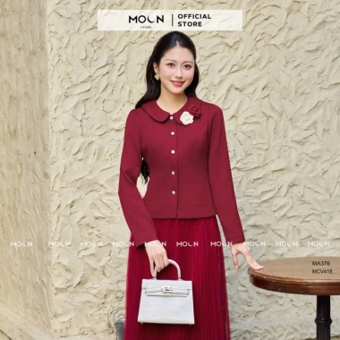 Áo vest nữ công sở MA376 Moon - thiết kế dài tay, chất liệu text hàn cao cấp, giá chỉ 299.500₫ 9