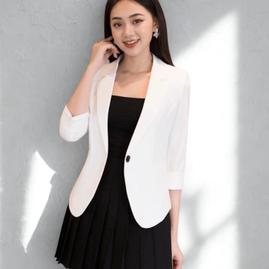 Áo Vest Nữ Công Sở Oxatyl A003 Tay Lỡ 1 Lớp Vải Mềm Mịn Cao Cấp Giảm 20%