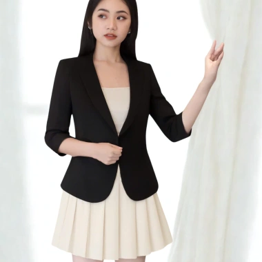 Áo Vest Nữ Công Sở Oxatyl A003 Tay Lỡ 1 Lớp Vải Mềm Mịn Cao Cấp Giảm 20% 2 Áo Vest Nữ Công Sở Oxatyl A003 Tay Lỡ 1 Lớp Vải Mềm Mịn Cao Cấp Giảm 20% 2