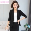 Áo vest nữ công sở tay dài tay lỡ HATOP HCM cao cấp - màu đen, xanh đen, trắng, vải tuyết mưa loại 1, giá 220k 6