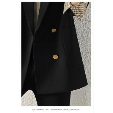 Áo vest nữ đen thiết kế độc đáo Hàn Quốc, phom rộng thời thượng, casual chuyển mùa - Giá 750.556₫ 9 Áo vest nữ đen thiết kế độc đáo Hàn Quốc, phom rộng thời thượng, casual chuyển mùa - Giá 750.556₫ 9