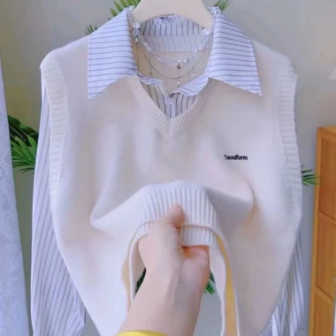 Áo vest nữ dệt kim len cao cấp mùa xuân thu - Giá ưu đãi 150.520 VND
