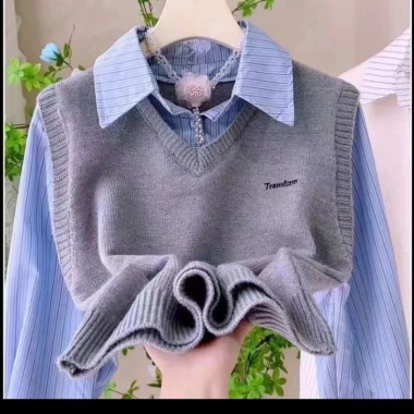 Áo vest nữ dệt kim len cao cấp mùa xuân thu - Giá ưu đãi 150.520 VND