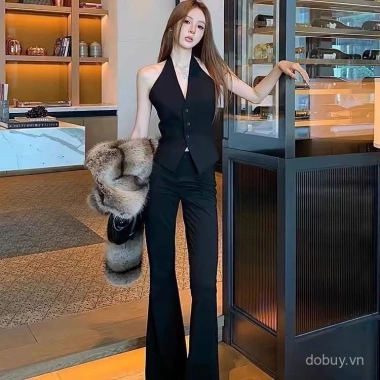 Áo vest nữ halter không tay mùa xuân hè thu 2.025 - Thiết kế hàng đầu, chỉ 251.300₫ 3 Áo vest nữ halter không tay mùa xuân hè thu 2.025 - Thiết kế hàng đầu, chỉ 251.300₫ 3