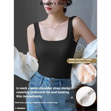 Áo Vest Nữ Hình Chữ U Cổ Vuông Lưng Đẹp Đế Lót Ngực Hở Lưng Giá Ưu Đãi 168k 5