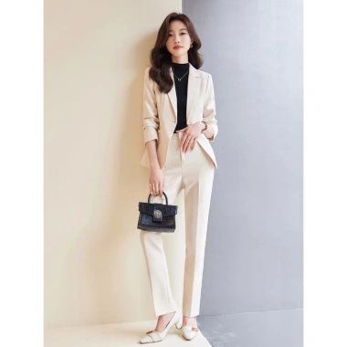 Áo vest nữ kem form nhỏ Hàn Quốc - thanh lịch công sở mùa thu đông, giảm 17% 5 Áo vest nữ kem form nhỏ Hàn Quốc - thanh lịch công sở mùa thu đông, giảm 17% 5