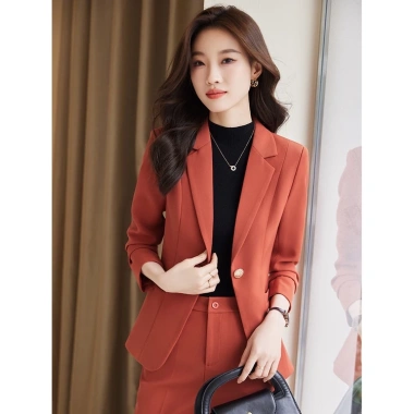 Áo vest nữ kem form nhỏ Hàn Quốc - thanh lịch công sở mùa thu đông, giảm 17%