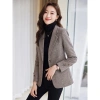 Áo vest nữ màu cà phê kẻ caro nhỏ retro, form ôm đa dụng, sang trọng, giá 682.357 VND