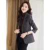 Áo vest nữ màu cà phê kẻ caro nhỏ retro, form ôm đa dụng, sang trọng, giá 682.357 VND 3