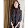 Áo vest nữ màu cà phê kẻ caro nhỏ retro, form ôm đa dụng, sang trọng, giá 682.357 VND 5