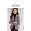 Áo vest nữ màu cà phê kẻ caro nhỏ retro, form ôm đa dụng, sang trọng, giá 682.357 VND 7