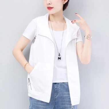 Áo Vest Nữ Mỏng Phong Cách Mới Chống Nắng Thiết Kế Ngắn Thời Trang Đỉnh Cho Mẹ Giá Ưu Đãi