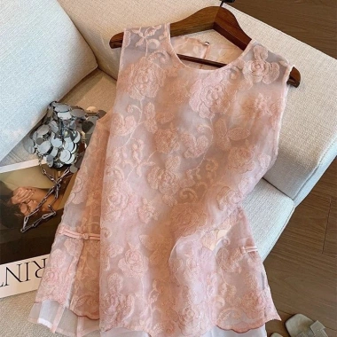 Áo vest nữ mùa hè 2.025 phong cách Trung Hoa cổ tròn, thoải mái, giảm 17% - Giá 308.214 VND 8 Áo vest nữ mùa hè 2.025 phong cách Trung Hoa cổ tròn, thoải mái, giảm 17% - Giá 308.214 VND 8