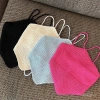 Áo vest nữ mùa hè màu hồng không tay, cổ yếm, áo camisole - Giá chỉ 53,272₫ 7