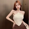 Áo vest nữ mùa hè màu hồng không tay, cổ yếm, áo camisole - Giá chỉ 53,272₫ 9