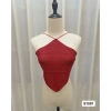 Áo vest nữ mùa hè màu hồng không tay, cổ yếm, áo camisole - Giá chỉ 53,272₫ 11