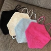 Áo vest nữ mùa hè màu hồng không tay, cổ yếm, áo camisole - Giá chỉ 53,272₫ 14