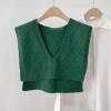 Áo Vest Nữ Thu Đông Cổ V Không Tay Dệt Kim Len - Đơn Giản, 2.024, Giá Ưu Đãi 183.600₫