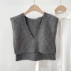 Áo Vest Nữ Thu Đông Cổ V Không Tay Dệt Kim Len - Đơn Giản, 2.024, Giá Ưu Đãi 183.600₫ 3