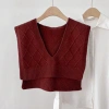 Áo Vest Nữ Thu Đông Cổ V Không Tay Dệt Kim Len - Đơn Giản, 2.024, Giá Ưu Đãi 183.600₫ 6